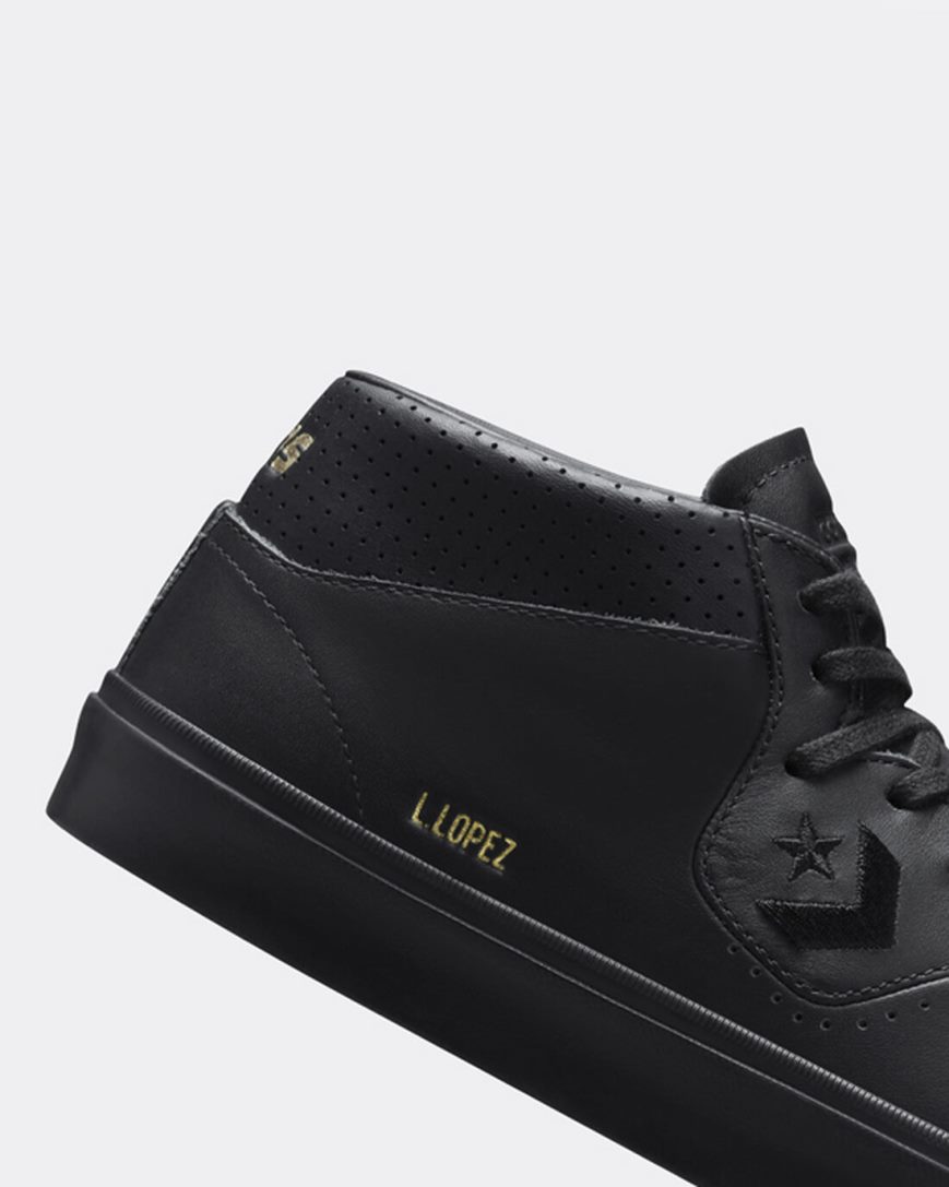 Men's Converse CONS Louie Lopez Pro Mono Leather Skate Shoes Black | AU 063E1R